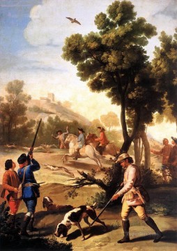  francis - La caza de codornices Francisco de Goya